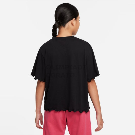 T SHIRT ENERGY BOXY FRILLY NIKE JR