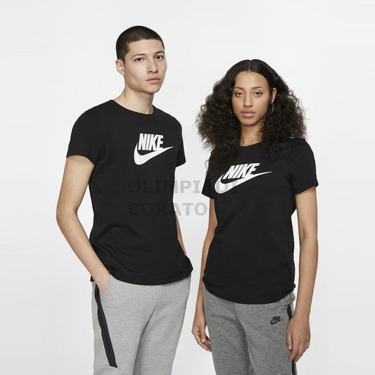 T SHIRT NIKE MC W NERO