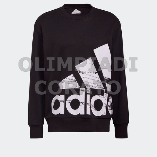 FELPA CREW GIRO ADIDAS U FT NERO