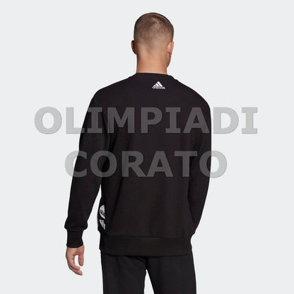 FELPA CREW GIRO ADIDAS U FT NERO