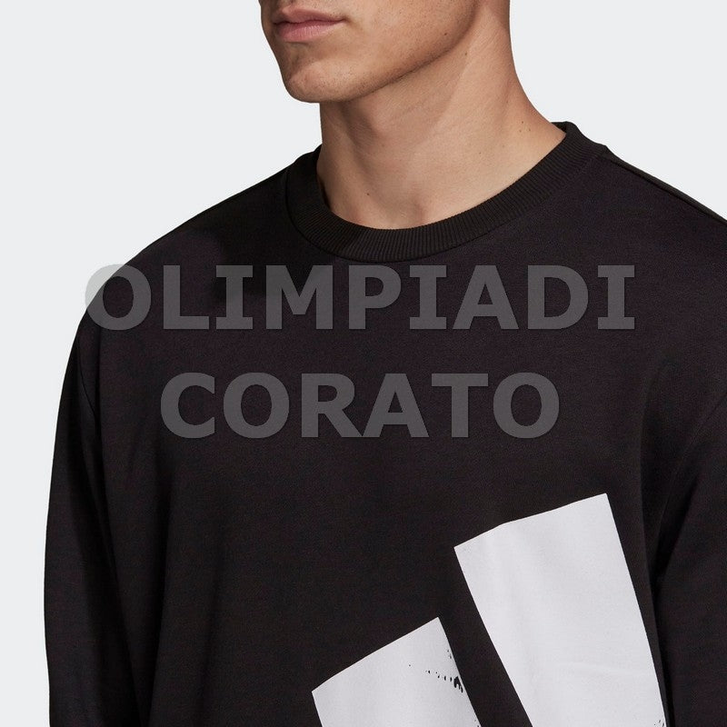 FELPA CREW GIRO ADIDAS U FT NERO