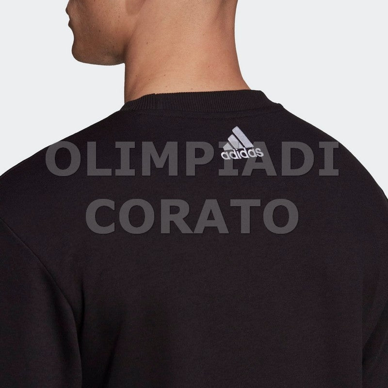 FELPA CREW GIRO ADIDAS U FT NERO