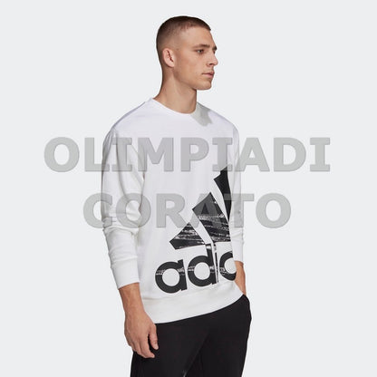 FELPA CREW GIRO ADIDAS U FT BIANCO
