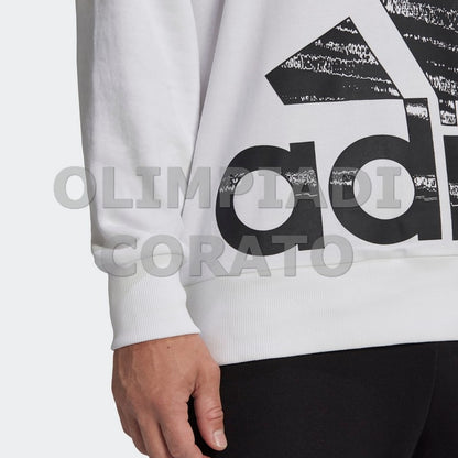 FELPA CREW GIRO ADIDAS U FT BIANCO