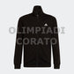 FELPA ZIP LOGO JR B ADIDAS NERO