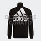 FELPA ZIP LOGO JR B ADIDAS NERO