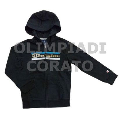 FELPA ZIP CAPPUCCIO FT JR B