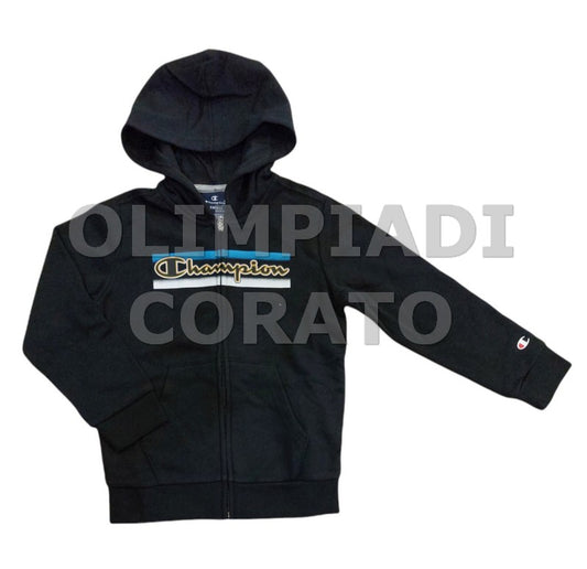 FELPA ZIP CAPPUCCIO FT JR B