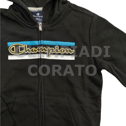 FELPA ZIP CAPPUCCIO FT JR B