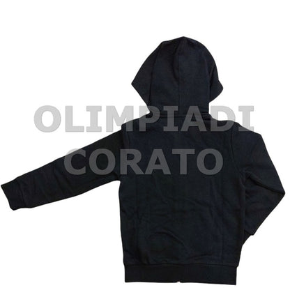 FELPA ZIP CAPPUCCIO FT JR B