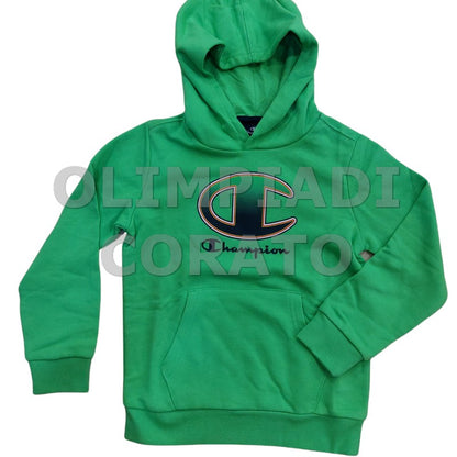 FELPA CAPPUCCIO FT JR B VERDE