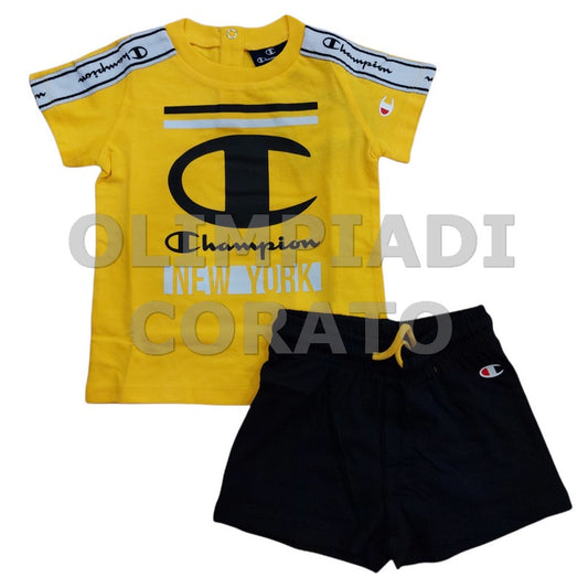 SET INFANT CHAMPION GIALLO