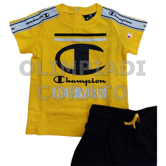 SET INFANT CHAMPION GIALLO