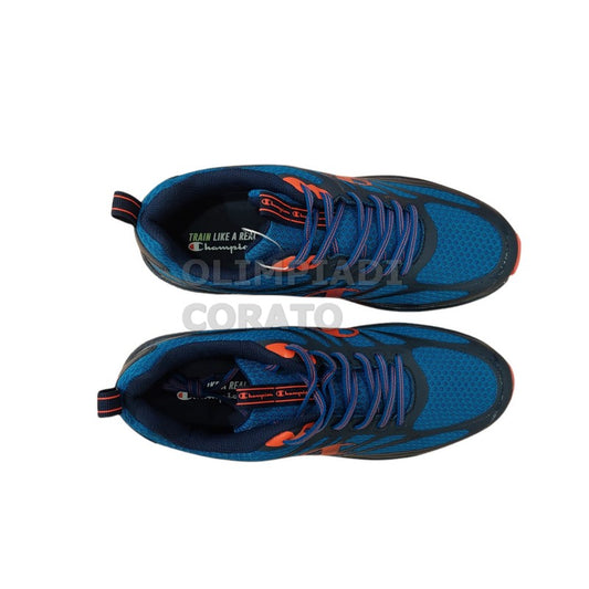 SCARPA RUNNING CHAMPION BLU ARANCIO