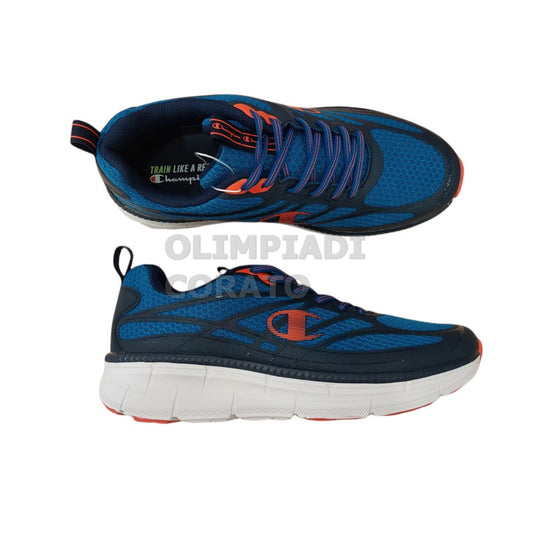 SCARPA RUNNING CHAMPION BLU ARANCIO