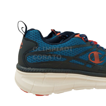 SCARPA RUNNING CHAMPION BLU ARANCIO