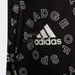 VESTITO GIRL JR ADIDAS NERO