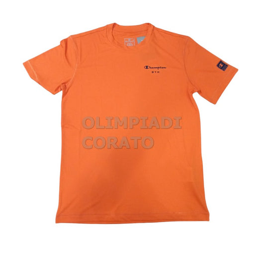 T SHIRT TESSUTO TECNICO CHAMPION ARANCIONE