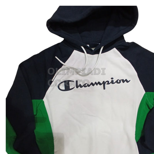 FELPA CAPPUCCIO FRENCH TERRY CHAMPION BIANCO