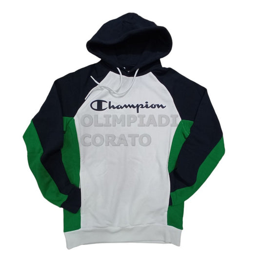 FELPA CAPPUCCIO FRENCH TERRY CHAMPION BIANCO