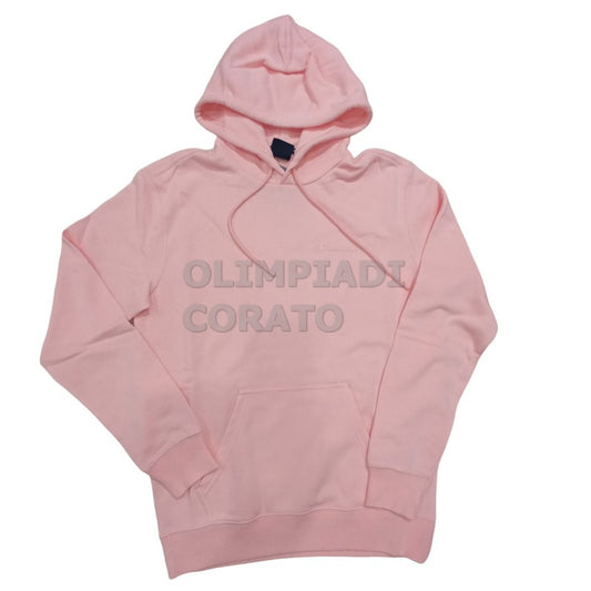 FELPA CAPPUCCIO FRENCH TERRY ROSA