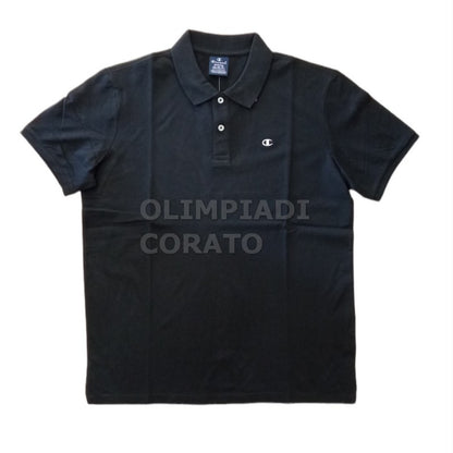 2 PACK POLO CREW CHAMPION NERO/BCO
