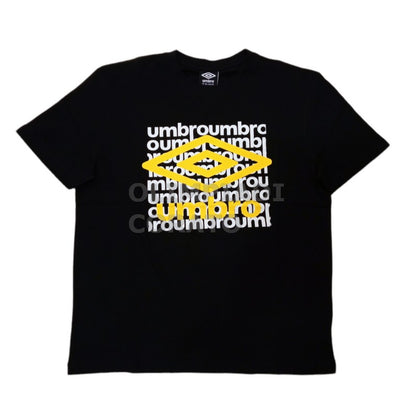 T SHIRT BLACK ASS UMBRO