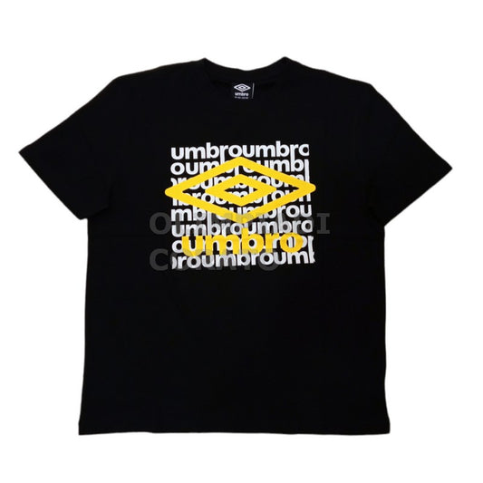 T SHIRT BLACK ASS UMBRO