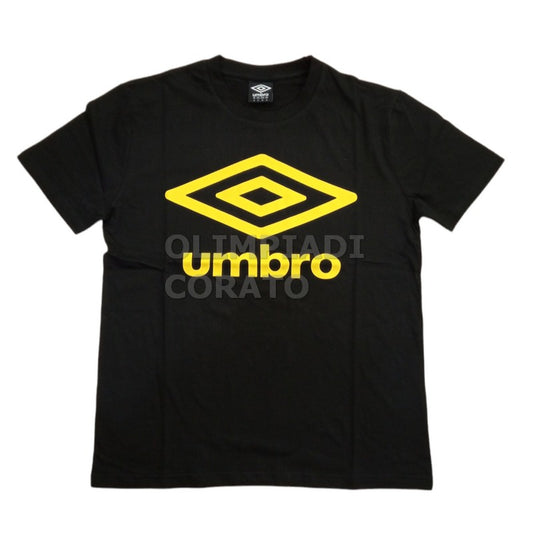 T SHIRT SS BLACK UMBRO