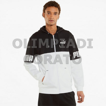 FELPA ZIP CAPPUCCIO PUMA