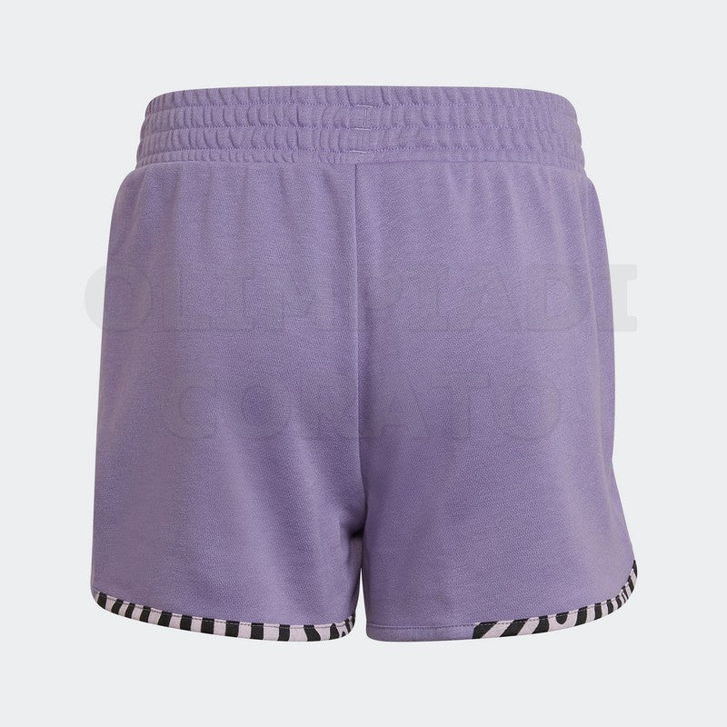 SHORT ADIDAS GIRL JR GRIGIO