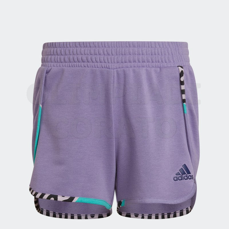 SHORT ADIDAS GIRL JR GRIGIO