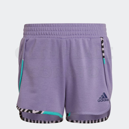 SHORT ADIDAS GIRL JR GRIGIO