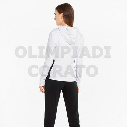 TUTA DONNA PUMA BIANCO NERO W