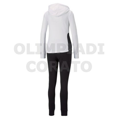 TUTA DONNA PUMA BIANCO NERO W