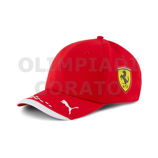 CAPPELLO VISIERA FERRARI JR ROSSO