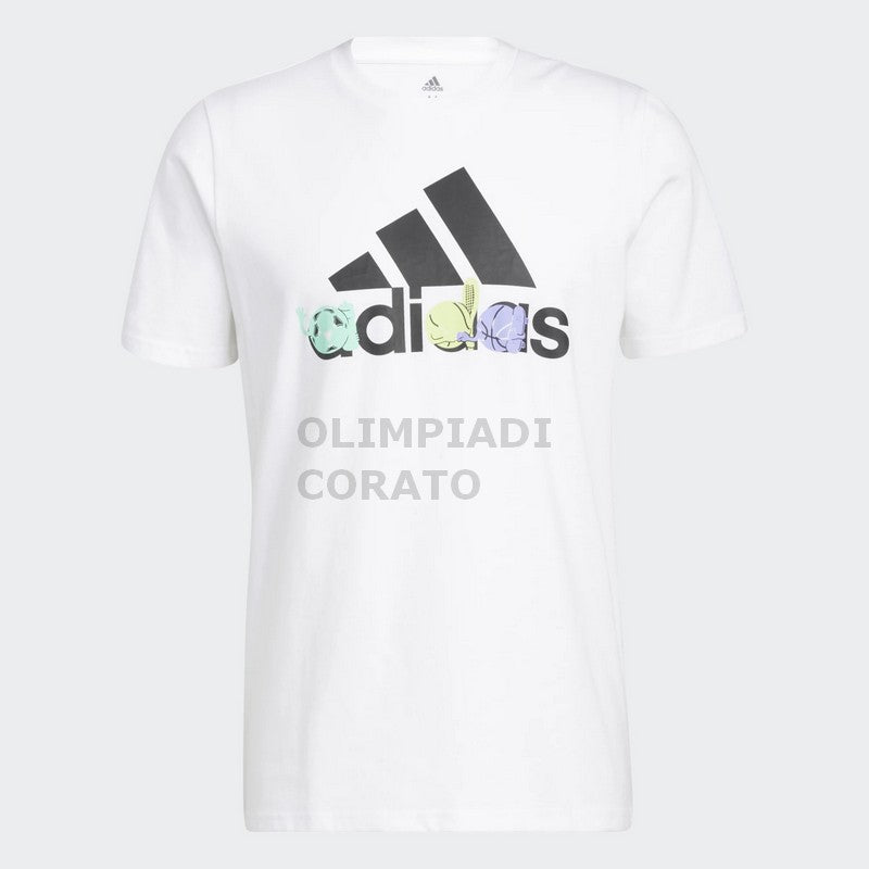 T SHIRT GRAPHIC LOGO ADIDAS