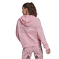 FELPA CAPPUCCIO W ADIDAS ROSA