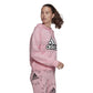 FELPA CAPPUCCIO W ADIDAS ROSA