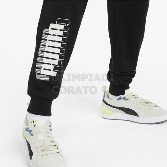 PANTALONE FT JR PUMA NERO