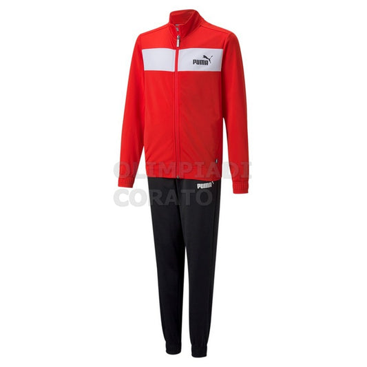 TUTA PUMA POLY JR ROSSO