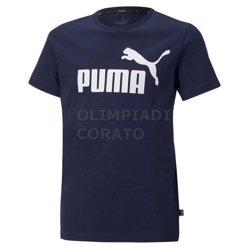 T SHIRT JR PUMA BLU