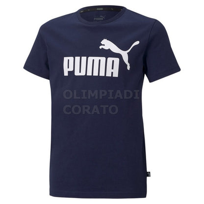 T SHIRT JR PUMA BLU