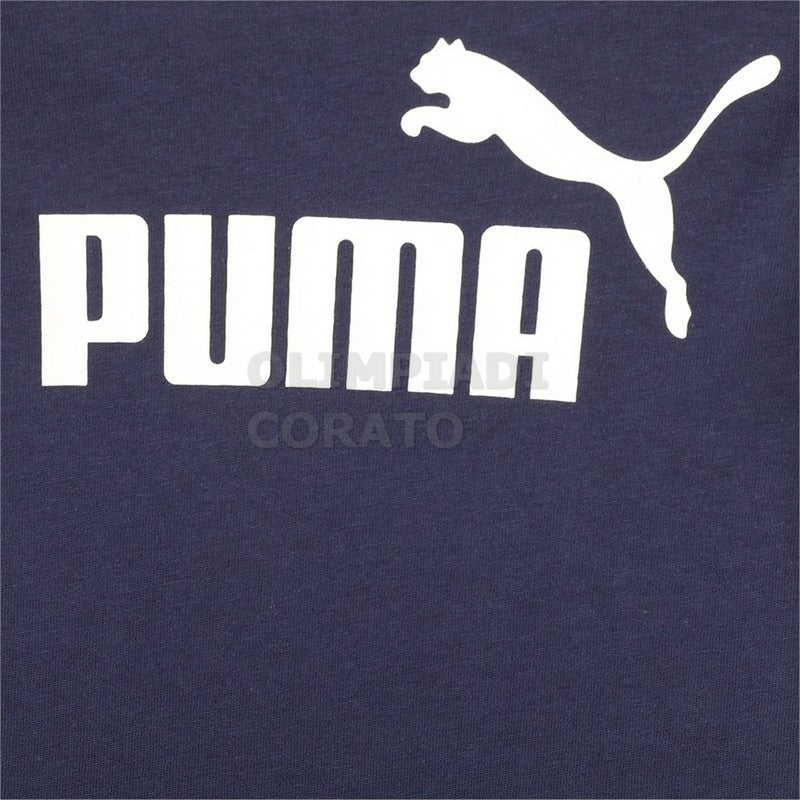 T SHIRT JR PUMA BLU