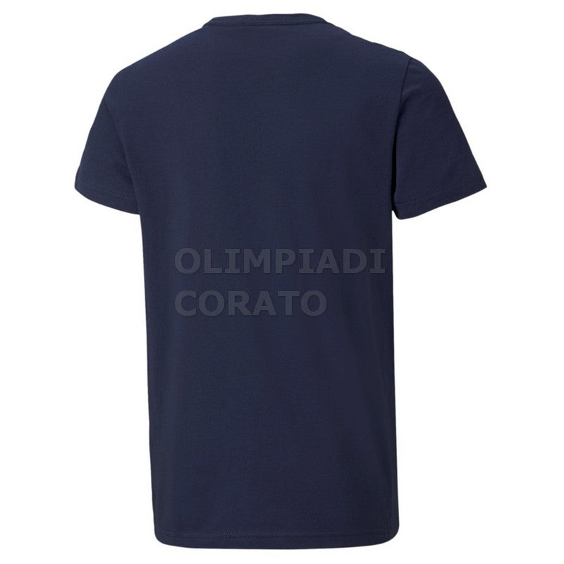 T SHIRT JR PUMA BLU