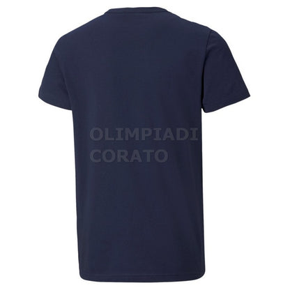 T SHIRT JR PUMA BLU