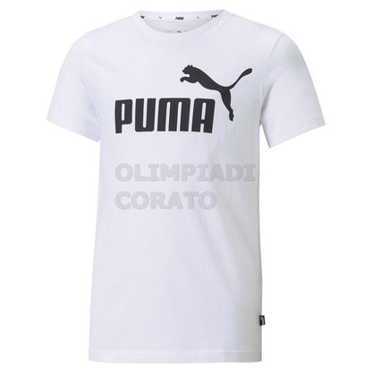 T SHIRT JR PUMA BIANCO