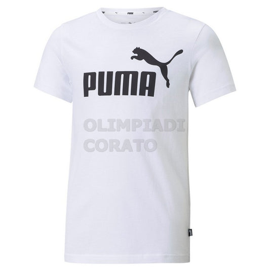 T SHIRT JR PUMA BIANCO