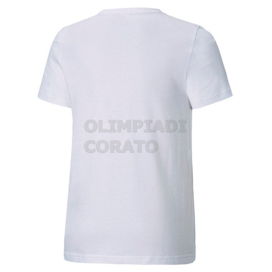 T SHIRT JR PUMA BIANCO