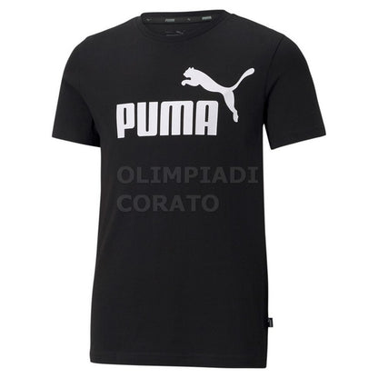 T SHIRT JR PUMA NERO